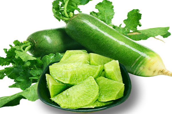 在標準光源箱中區分蘿卜的顏色