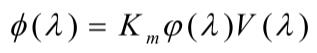 LED光源光通量的計算式