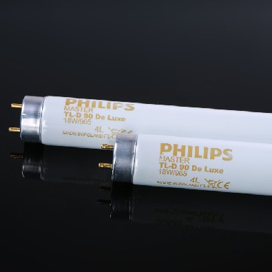PHILIPS 標準光源D65燈管MASTER TL-D 90 De Luxe 18W/965 SSLV/10